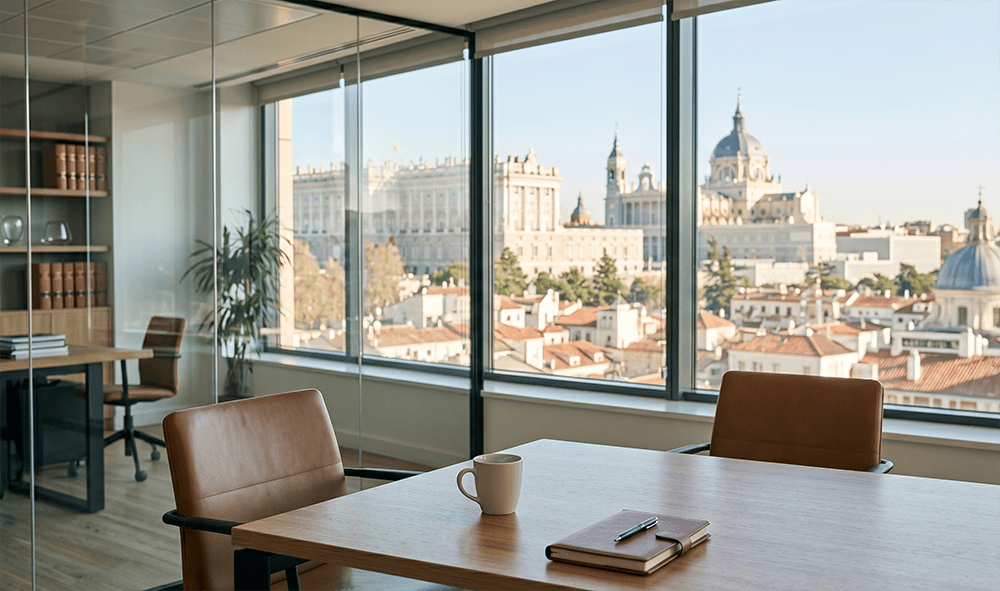 Despacho Serper Asesoría con vistas a Madrid
